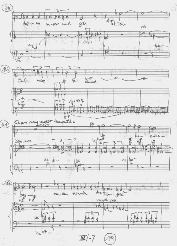 Handschriftliche Skizze